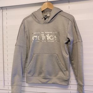 Adidas Gray Hoodie in Small